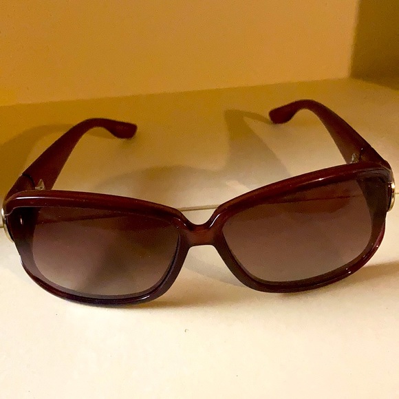 Auth GUCCI Polarized Burgundy Tortoiseshell Acetate Sunglasses #CE GG 3059/S - Picture 8 of 10